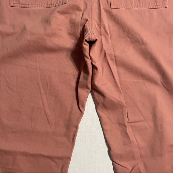 Y2K Vintage Wide Leg 100% Cotton Chino Mid-rise pink pants. Old Navy, size 16 - Picture 12 of 15
